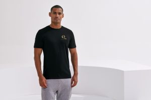 Quest Men's organic t-shirt Black (£18.70 + VAT)