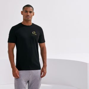 Quest Men's organic t-shirt Black (£18.70 + VAT)